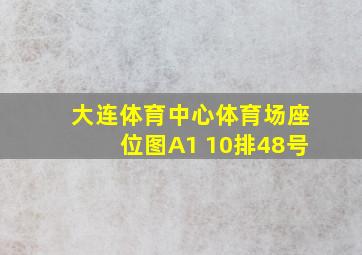 大连体育中心体育场座位图A1 10排48号